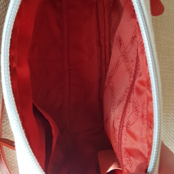 Longchamp Canvas/ Leather Crossbody Bag with Adjustable Strap - Picture 7 of 13